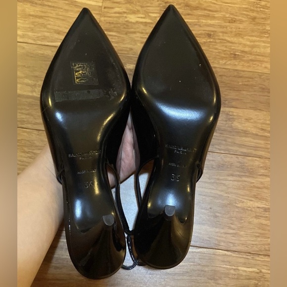 Saint Laurent Charlotte 55 Black Pump size 36